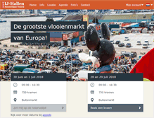 Tablet Screenshot of ijhallen.nl